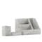 Flash Furniture 3PC Whitewashed Wooden Desktop Organizer Set HFMHD-GDI-CRE8-502315-GG - alternate 8